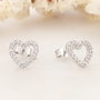 Heliophilia Silver Pendientes de Plata de Ley 925